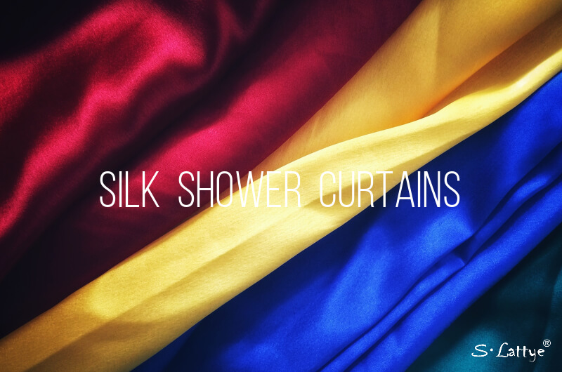 silk shower curtains