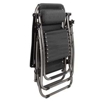 Folding Chairs with Saucer Black