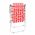 lawn chair  Red & White Striplawn chair  Red & White Strip