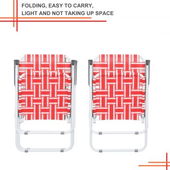lawn chair  Red & White Strip
