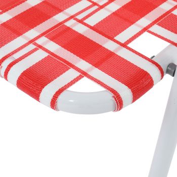 lawn chair  Red & White Strip
